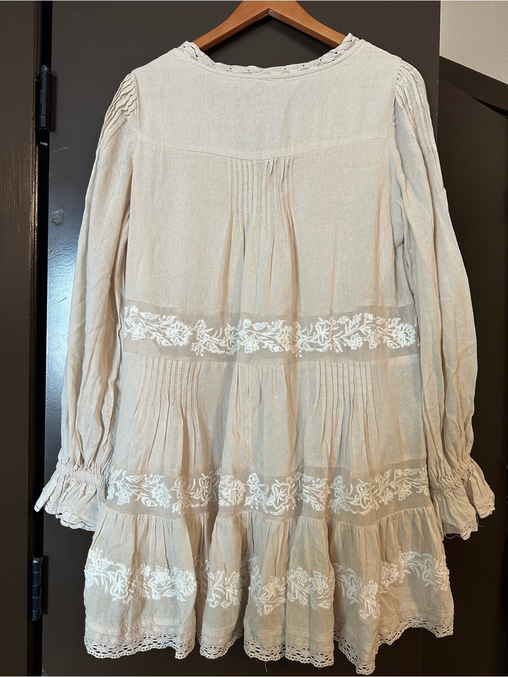 Anthropologie Flowy Embroidered Dress - Picture 7 of 12